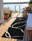 LOOMLAN Rugs Mirelle Black Washable Indoor-Outdoor Rug