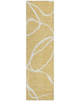LOOMLAN Rugs Mirelle Gold Washable Indoor-Outdoor Rug