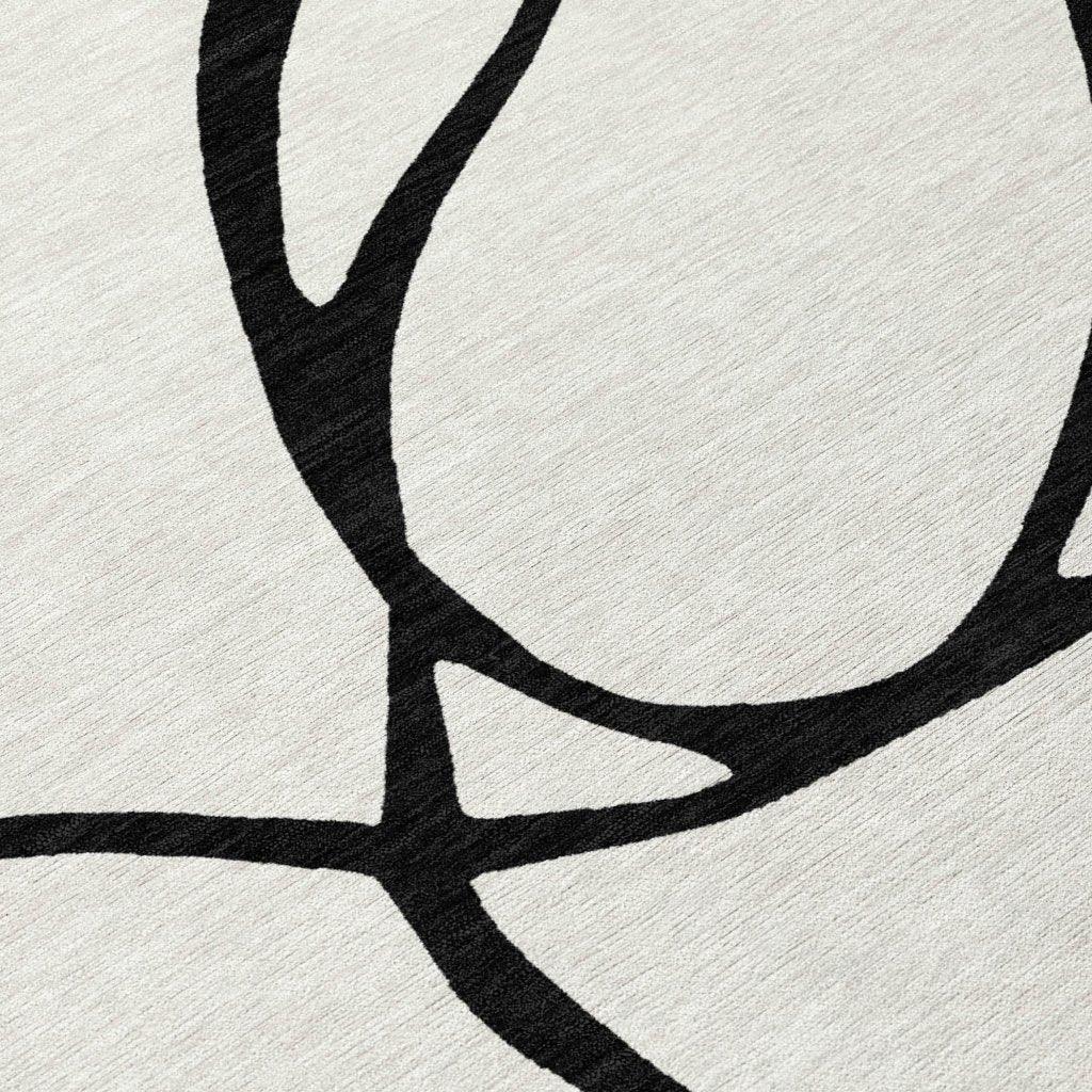 LOOMLAN Rugs Mirelle White Washable Indoor-Outdoor Rug