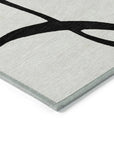 LOOMLAN Rugs Mirelle White Washable Indoor-Outdoor Rug