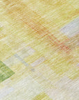 LOOMLAN Rugs Mireya Green Washable Indoor-Outdoor Rug