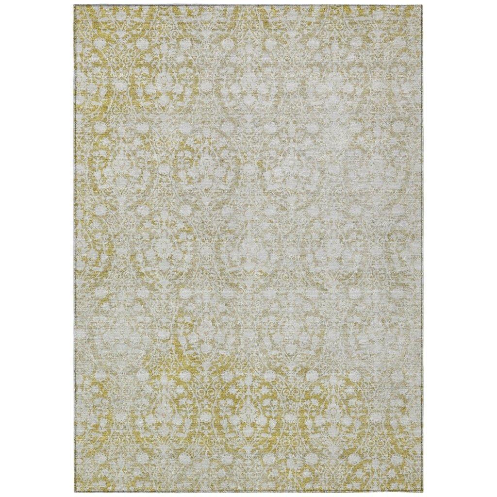 LOOMLAN Rugs Monavia Gold Washable Indoor-Outdoor Rug