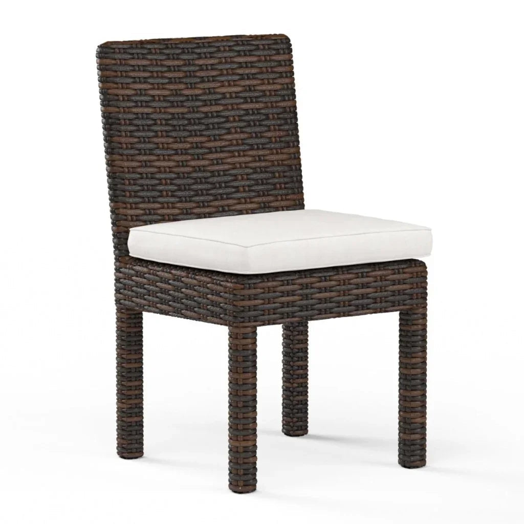Montecito Sunbrella Armless Outdoor Dining Chair 2PC - LOOMLAN - Sunset West - Outdoor Dining Chairs