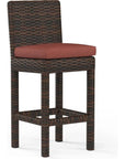 Montecito Sunbrella Outdoor Barstool - LOOMLAN - Sunset West - Outdoor Bar Stools