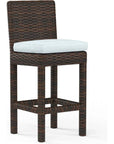 Montecito Sunbrella Outdoor Barstool - LOOMLAN - Sunset West - Outdoor Bar Stools