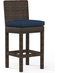 Montecito Sunbrella Outdoor Barstool - LOOMLAN - Sunset West - Outdoor Bar Stools
