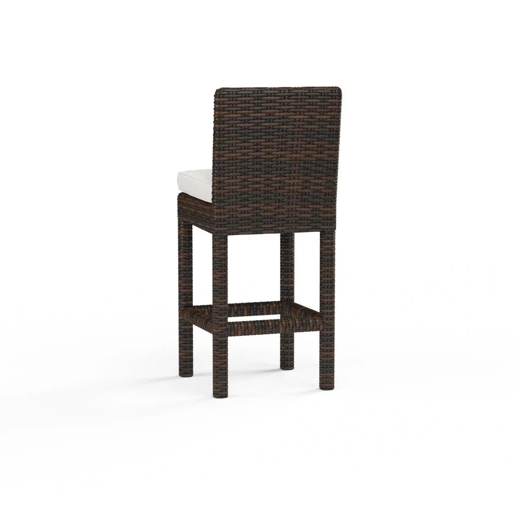 Montecito Sunbrella Outdoor Barstool - LOOMLAN - Sunset West - Outdoor Bar Stools
