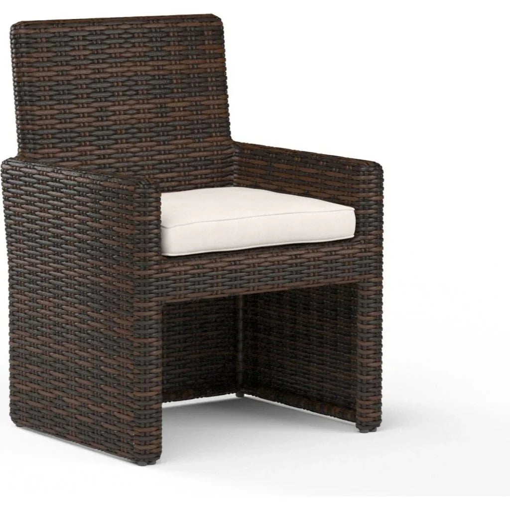 Montecito Sunbrella Outdoor Dining Chair 2PC - LOOMLAN - Sunset West - Outdoor Dining Chairs