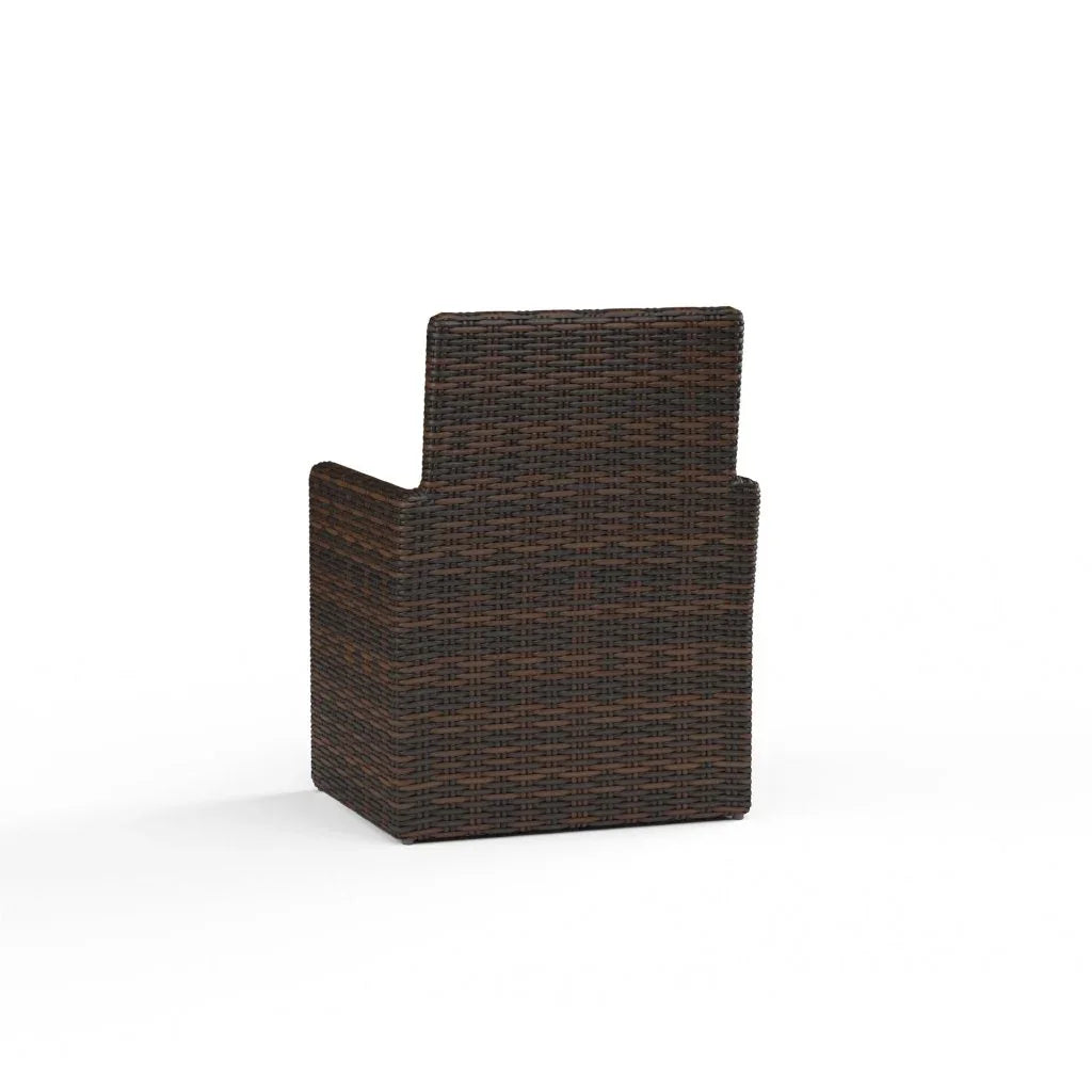 Montecito Sunbrella Outdoor Dining Chair 2PC - LOOMLAN - Sunset West - Outdoor Dining Chairs