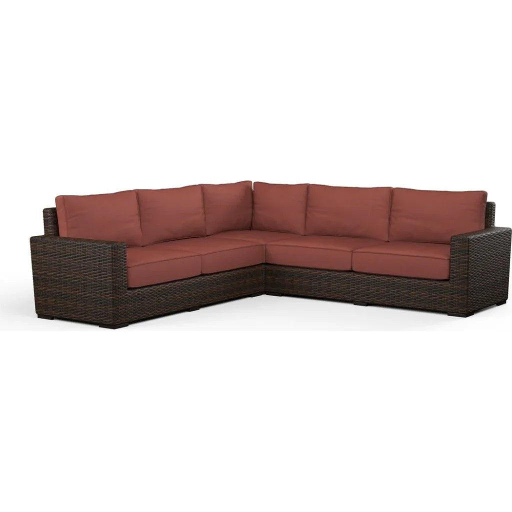 Montecito Sunbrella Outdoor Sectional Sofa - LOOMLAN - Sunset West - Outdoor Sofas &amp; Loveseats