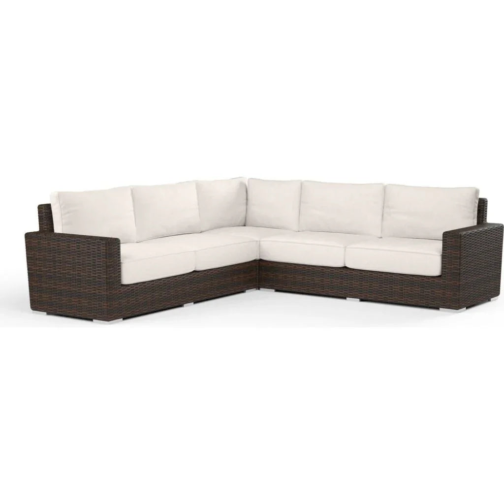 Montecito Sunbrella Outdoor Sectional Sofa - LOOMLAN - Sunset West - Outdoor Sofas &amp; Loveseats
