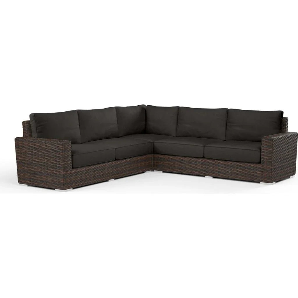 Montecito Sunbrella Outdoor Sectional Sofa - LOOMLAN - Sunset West - Outdoor Sofas &amp; Loveseats