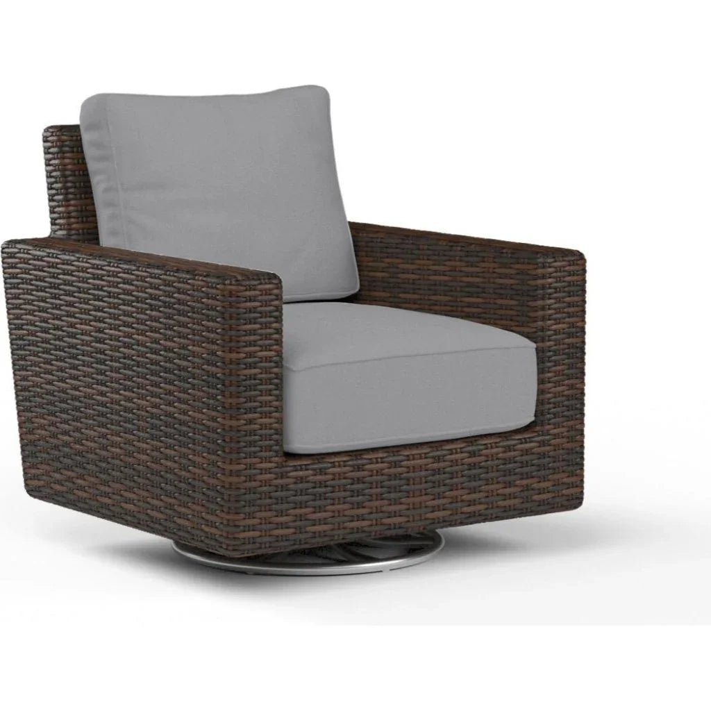 Montecito Sunbrella Swivel Outdoor Rocker - LOOMLAN - Sunset West - Outdoor Accent Chairs