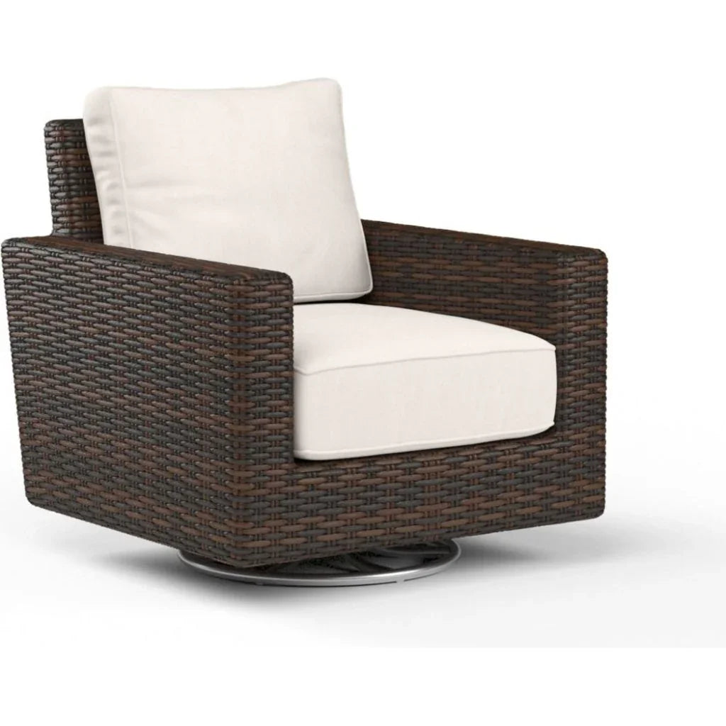 Montecito Sunbrella Swivel Outdoor Rocker - LOOMLAN - Sunset West - Outdoor Accent Chairs