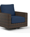 Montecito Sunbrella Swivel Outdoor Rocker - LOOMLAN - Sunset West - Outdoor Accent Chairs
