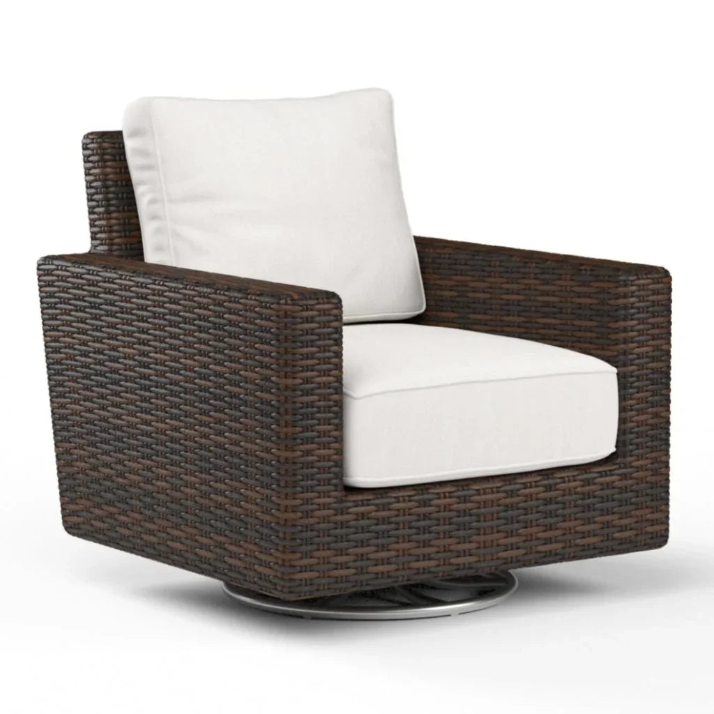 Montecito Sunbrella Swivel Outdoor Rocker - LOOMLAN - Sunset West - Outdoor Accent Chairs