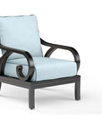 Monterey Sunbrella Outdoor Club Chair - LOOMLAN - Sunset West - Outdoor Accent Chairs