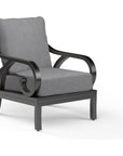 Monterey Sunbrella Outdoor Club Chair - LOOMLAN - Sunset West - Outdoor Accent Chairs