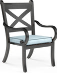 Monterey Sunbrella Outdoor Dining Chair 2PC - LOOMLAN - Sunset West - Outdoor Dining Chairs