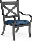 Monterey Sunbrella Outdoor Dining Chair 2PC - LOOMLAN - Sunset West - Outdoor Dining Chairs