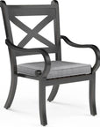 Monterey Sunbrella Outdoor Dining Chair 2PC - LOOMLAN - Sunset West - Outdoor Dining Chairs