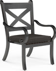 Monterey Sunbrella Outdoor Dining Chair 2PC - LOOMLAN - Sunset West - Outdoor Dining Chairs