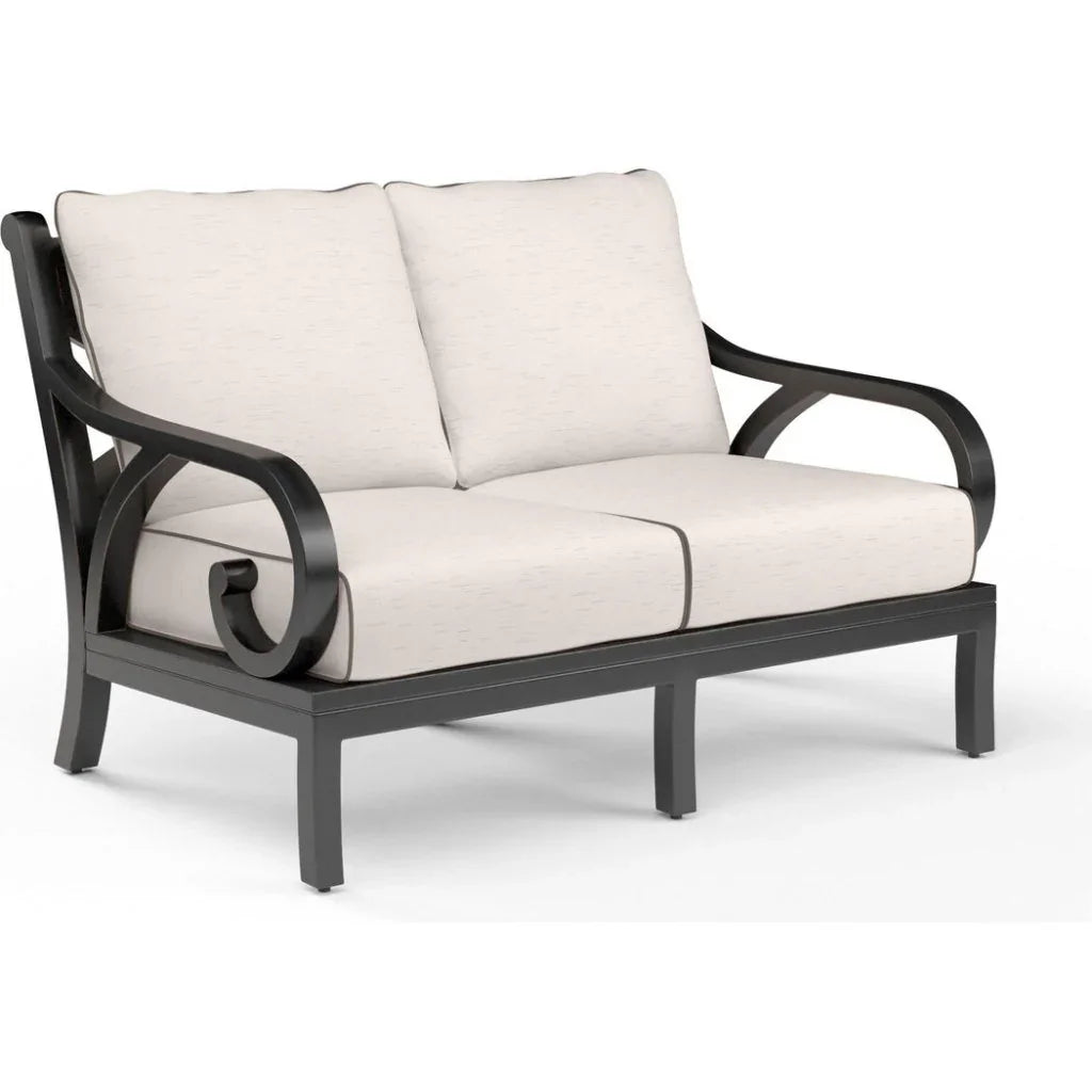 Monterey Sunbrella Outdoor Loveseat - LOOMLAN - Sunset West - Outdoor Sofas &amp; Loveseats