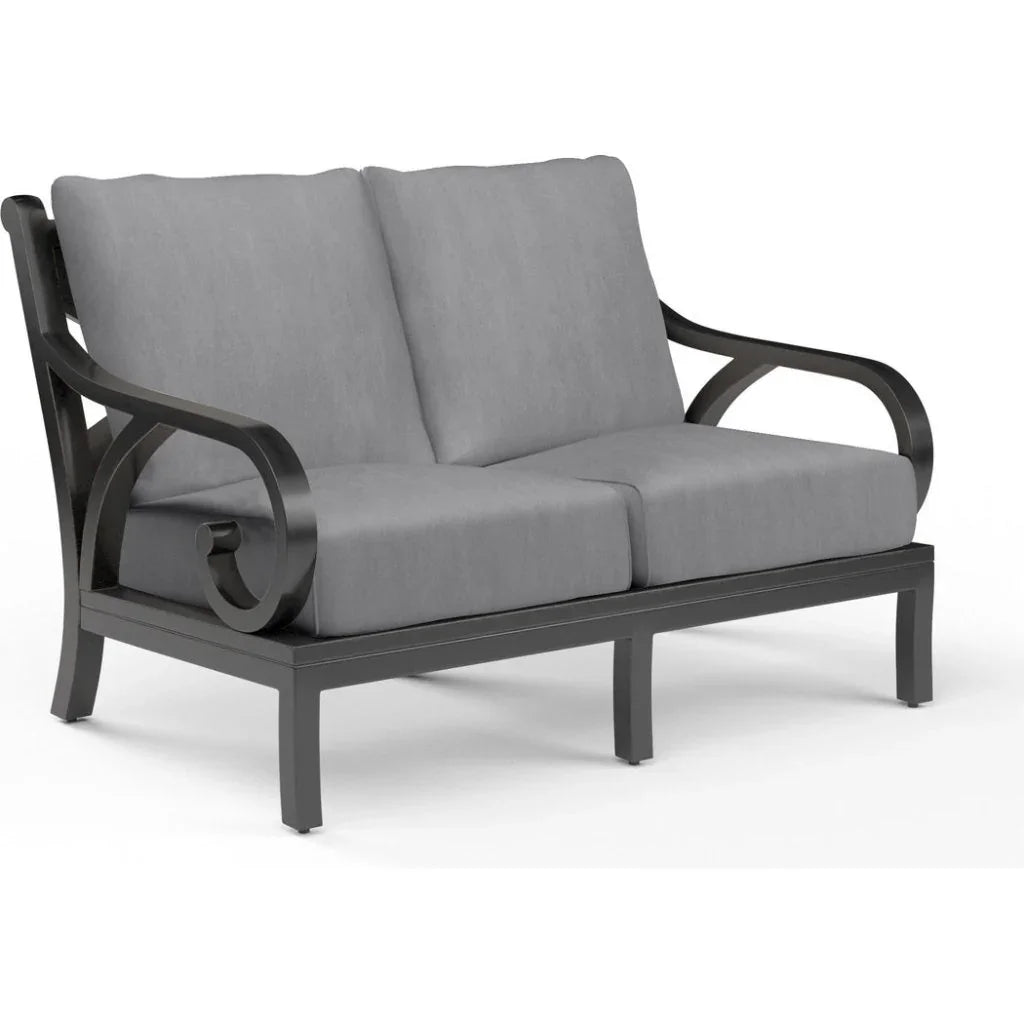 Monterey Sunbrella Outdoor Loveseat - LOOMLAN - Sunset West - Outdoor Sofas &amp; Loveseats