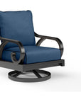 Monterey Sunbrella Swivel Outdoor Rocker - LOOMLAN - Sunset West - Outdoor Accent Chairs