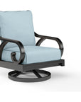 Monterey Sunbrella Swivel Outdoor Rocker - LOOMLAN - Sunset West - Outdoor Accent Chairs