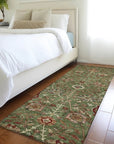 LOOMLAN Rugs Muse Green Washable Indoor-Outdoor Rug