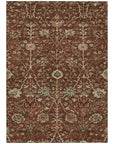 LOOMLAN Rugs Muse Orange Washable Indoor-Outdoor Rug