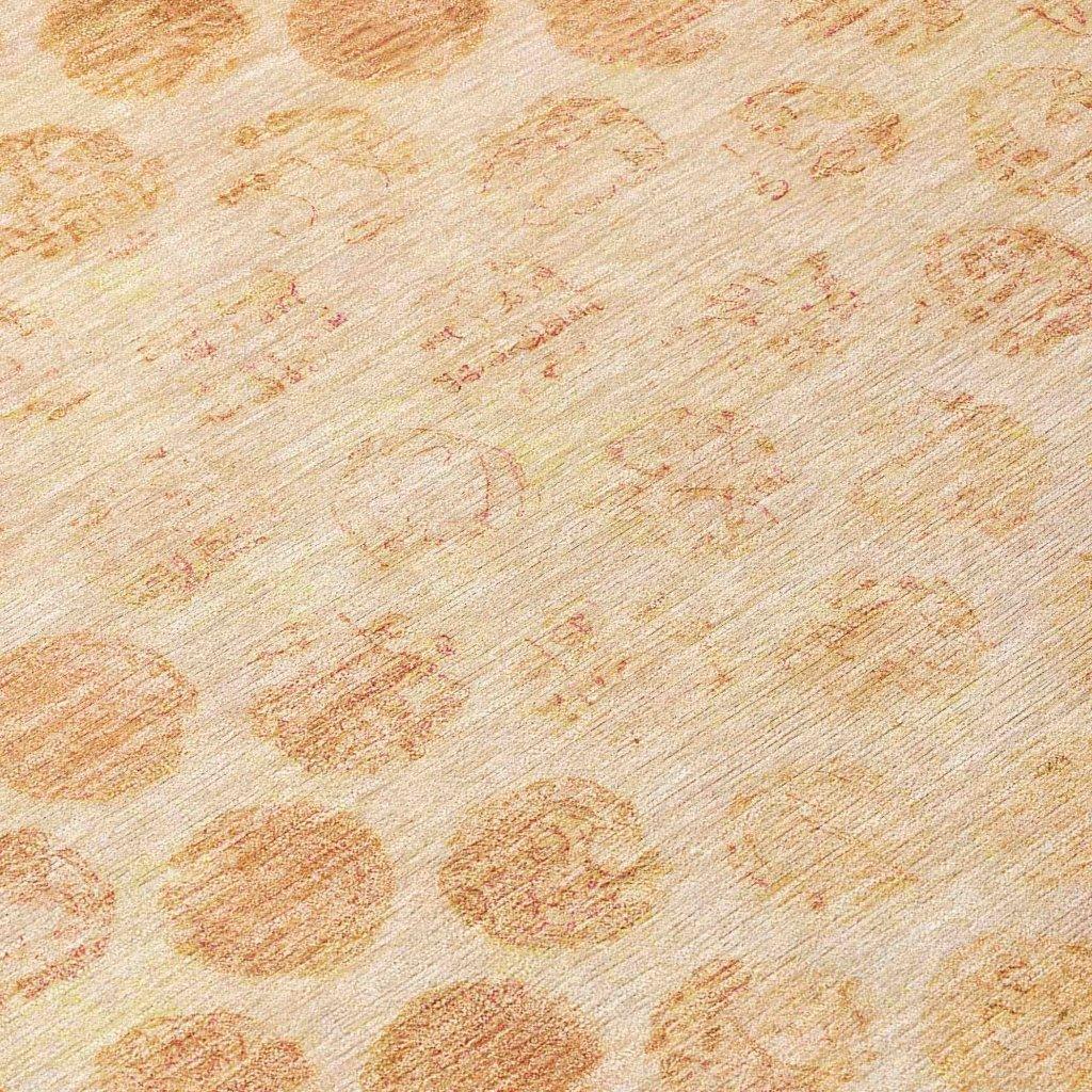 LOOMLAN Rugs Myrianna Orange Washable Indoor-Outdoor Rug