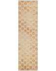 LOOMLAN Rugs Myrianna Orange Washable Indoor-Outdoor Rug