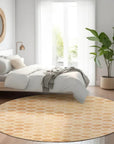 LOOMLAN Rugs Myrianna Orange Washable Indoor-Outdoor Rug