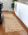 LOOMLAN Rugs Myrianna Orange Washable Indoor-Outdoor Rug