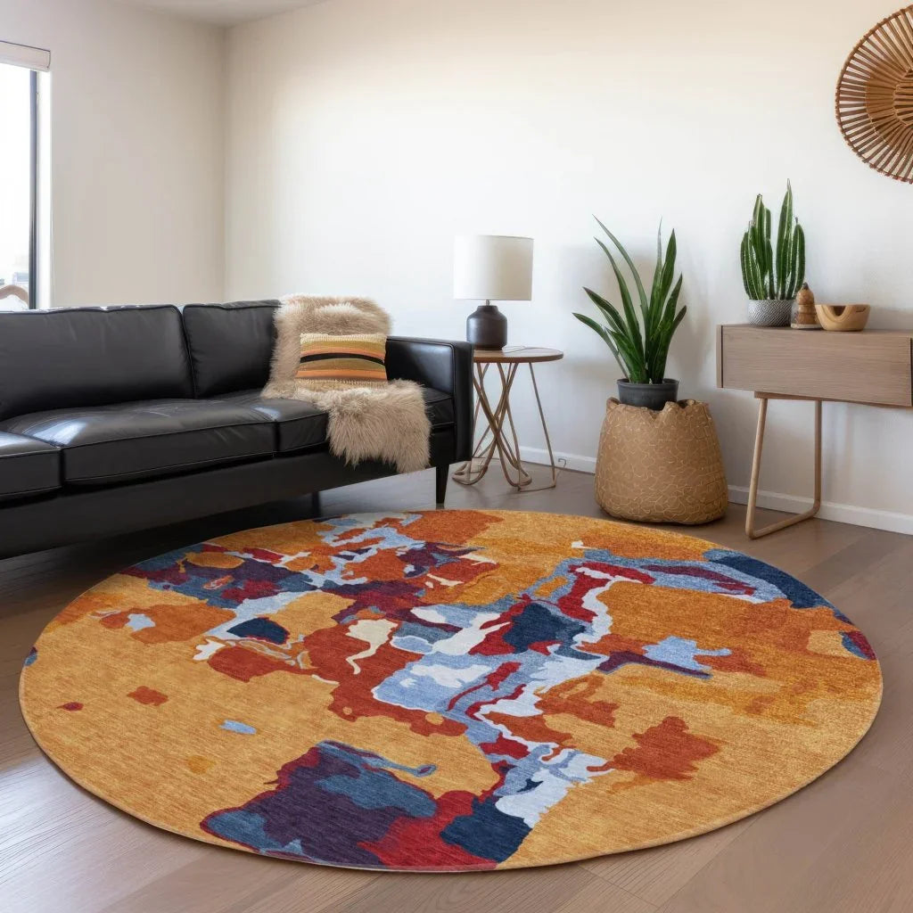 LOOMLAN Rugs Mysa Copper Washable Indoor-Outdoor Rug