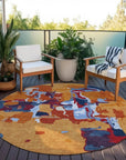 LOOMLAN Rugs Mysa Copper Washable Indoor-Outdoor Rug