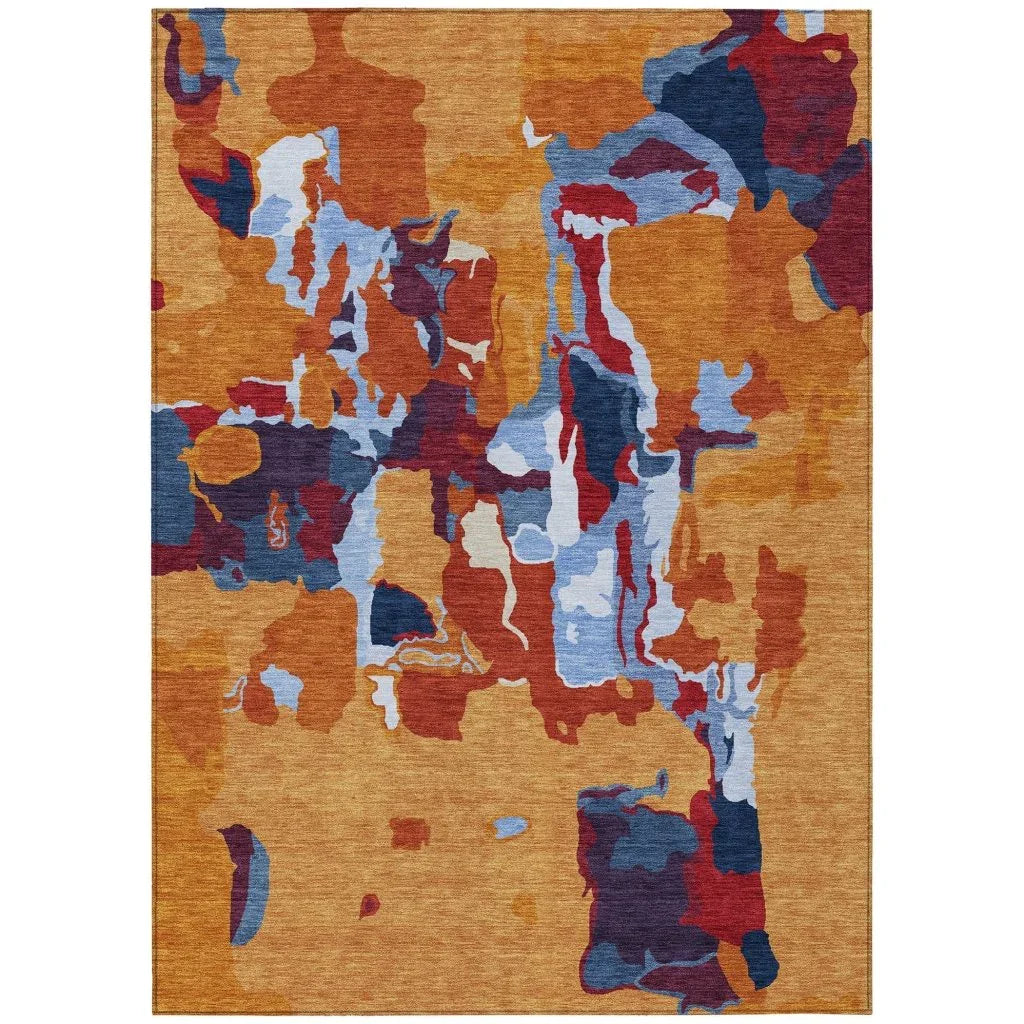 LOOMLAN Rugs Mysa Copper Washable Indoor-Outdoor Rug