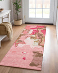 LOOMLAN Rugs Mysa Orange Washable Indoor-Outdoor Rug