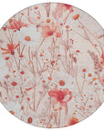 LOOMLAN Rugs Nafeza Orange Washable Indoor-Outdoor Rug