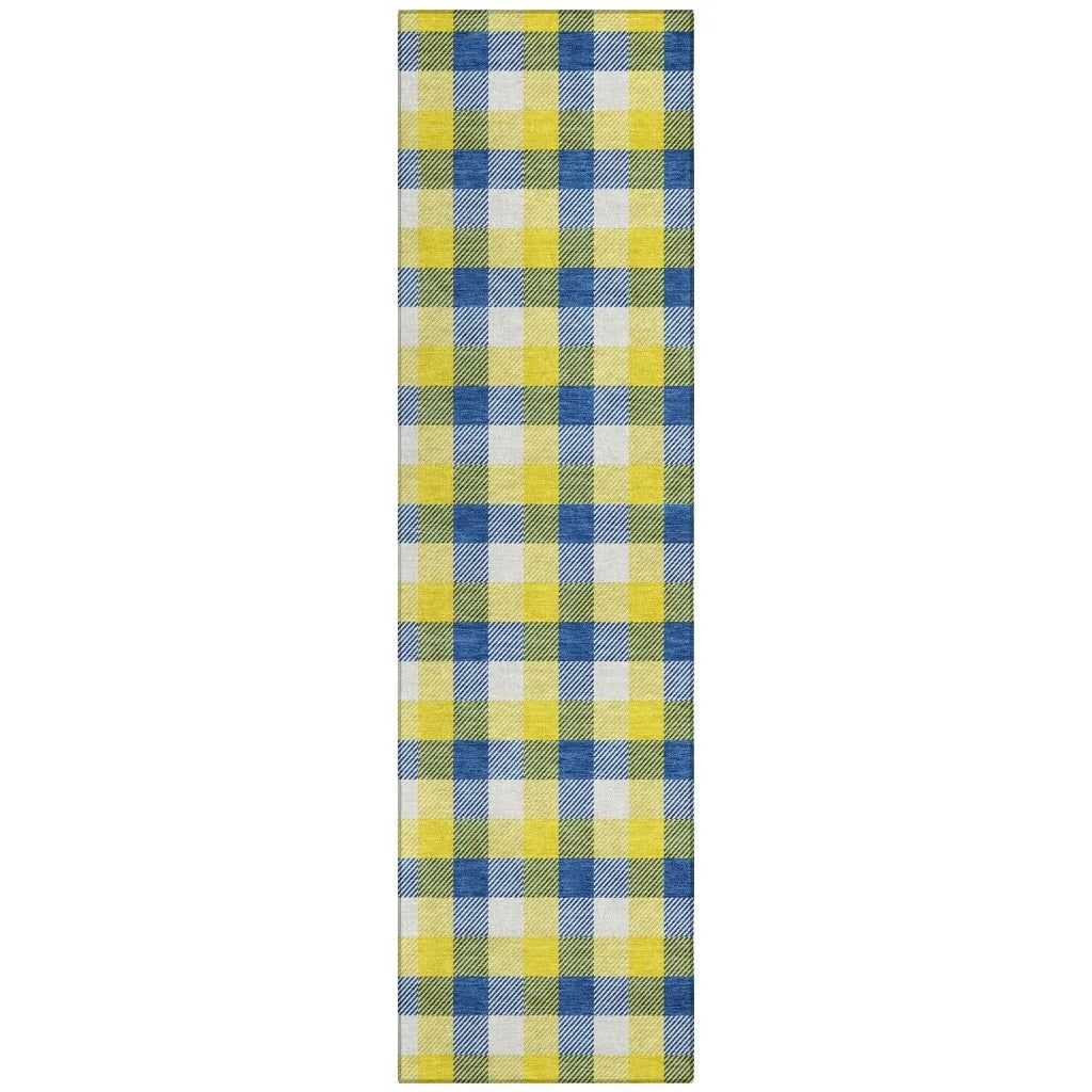 LOOMLAN Rugs Nahlia Gold Washable Indoor-Outdoor Rug