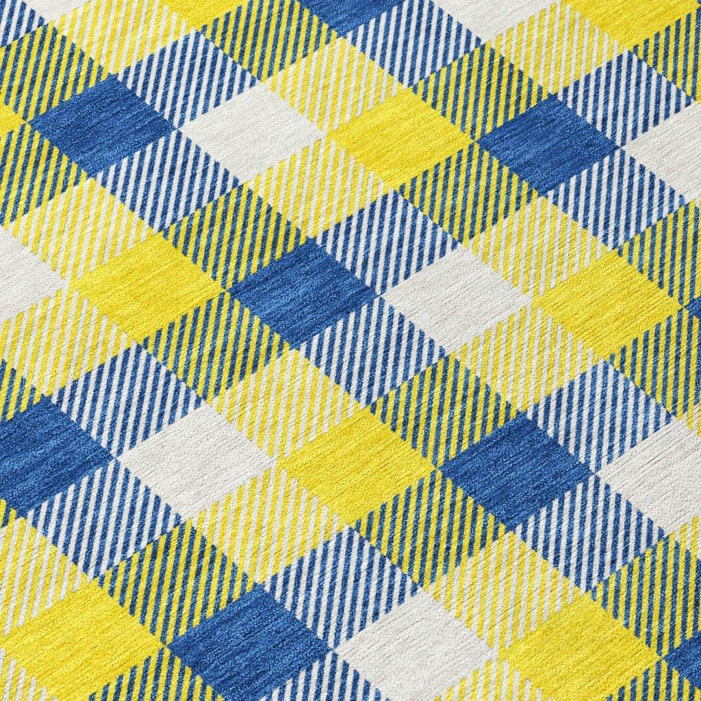 LOOMLAN Rugs Nahlia Gold Washable Indoor-Outdoor Rug