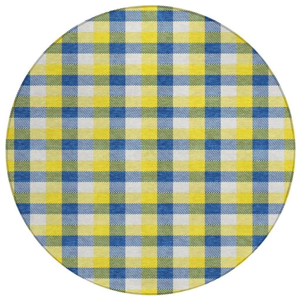 LOOMLAN Rugs Nahlia Gold Washable Indoor-Outdoor Rug
