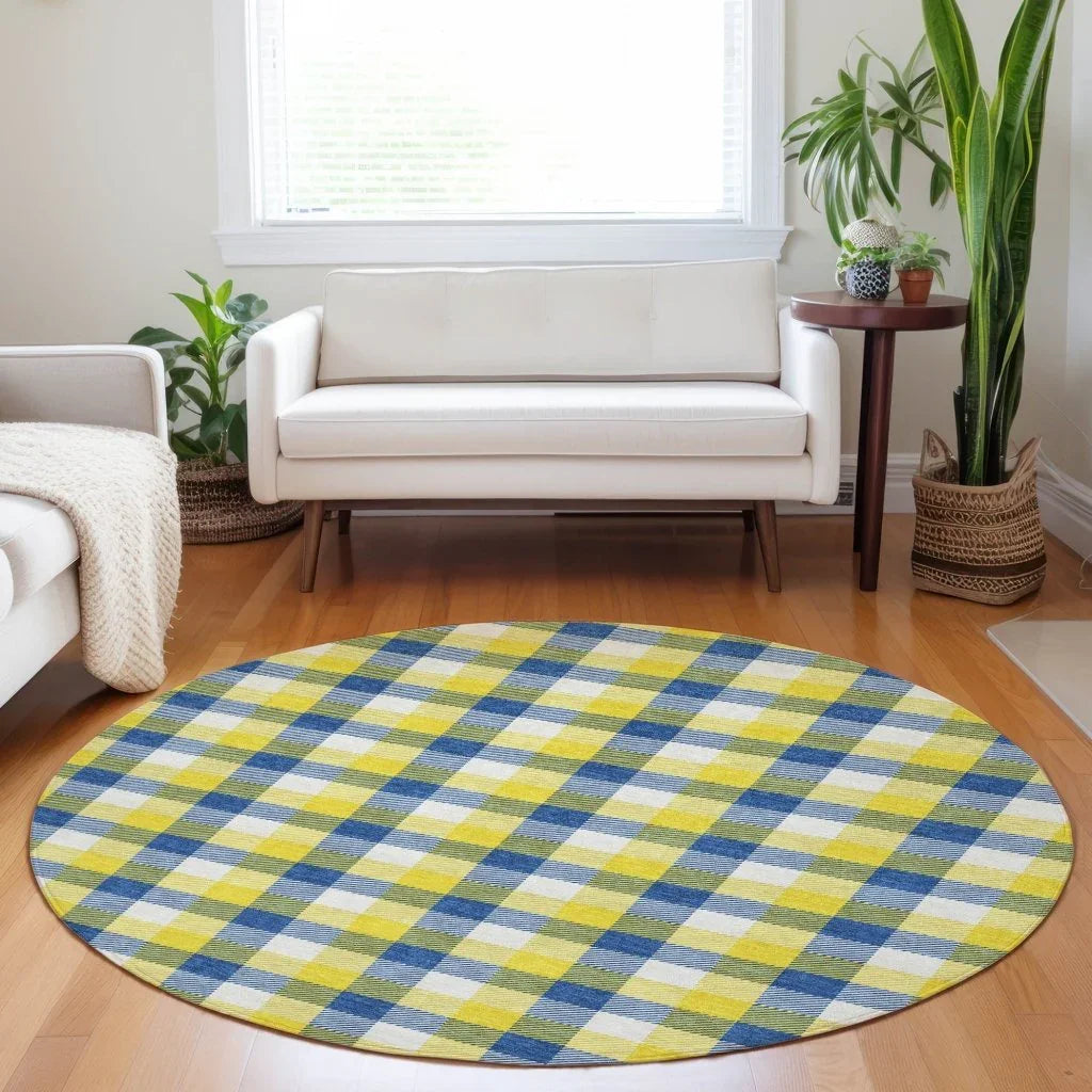 LOOMLAN Rugs Nahlia Gold Washable Indoor-Outdoor Rug