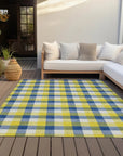 LOOMLAN Rugs Nahlia Gold Washable Indoor-Outdoor Rug