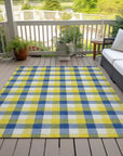LOOMLAN Rugs Nahlia Gold Washable Indoor-Outdoor Rug