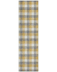 LOOMLAN Rugs Nahlia Gray Washable Indoor-Outdoor Rug