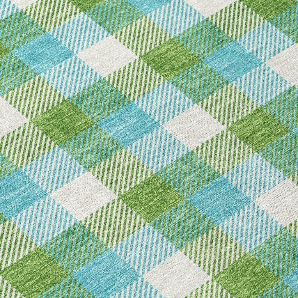 LOOMLAN Rugs Nahlia Lime Washable Indoor-Outdoor Rug