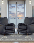 Uptown Sebastian Anchor Leather Power Push Button Recliner